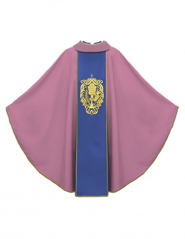 Chasuble calice rose