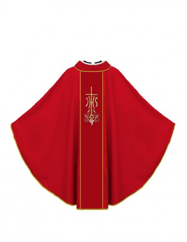 Wheat ears JHS Chasuble red